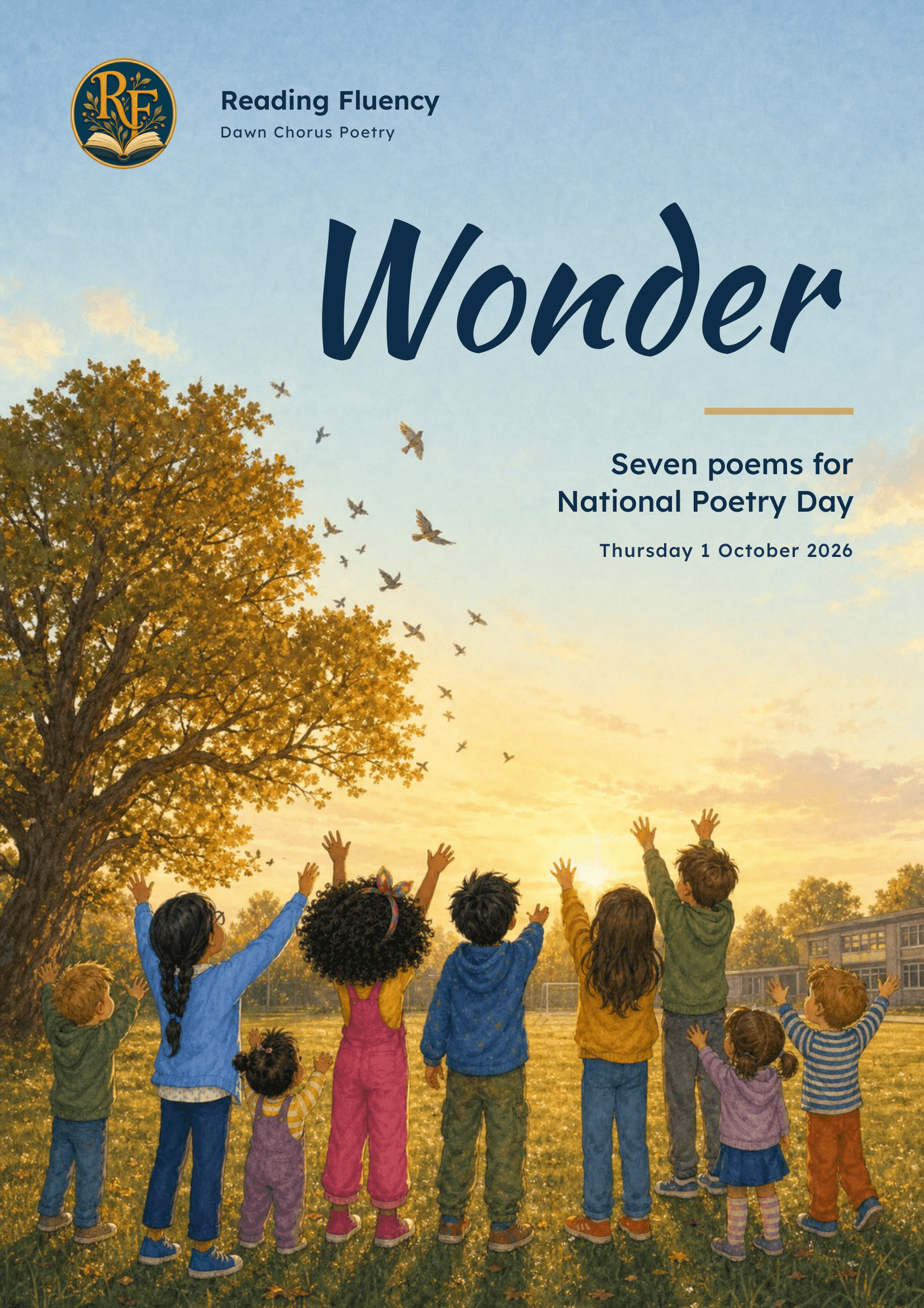 Wonder: seven poems for National Poetry Day, Thursday 1 October 2026. Opens the booklet PDF in a new tab.